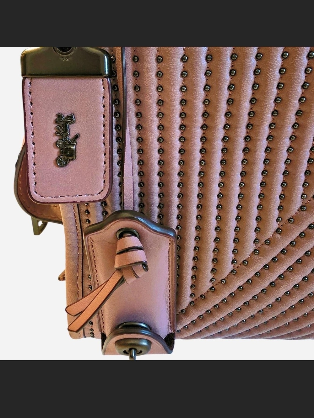 Coach 1941 ROGUE 25 Dusty Pink And Gunmetal - Picture 3 of 8